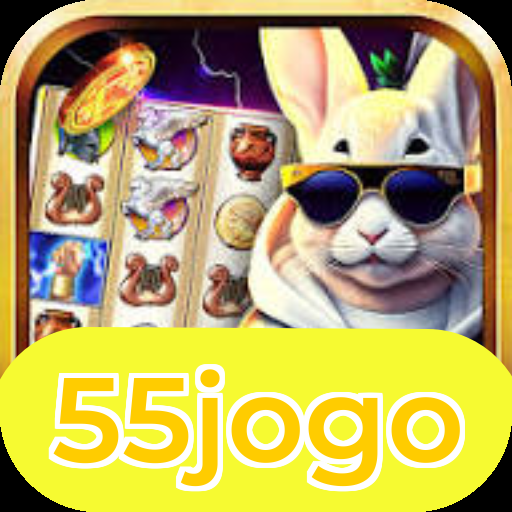 Números do app 55jogo em material de marketing — ilustração, não auditoria
